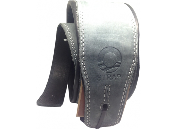 Strap st2 almofadada em pele- cinzenta -8,5 cm Strap st2 almofadada em pele- cinzenta -8,5 cm